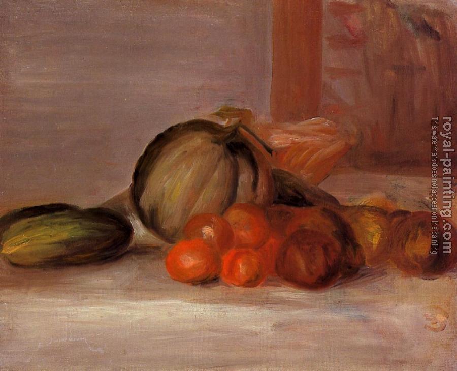 Pierre Auguste Renoir : Still Life with Melon II